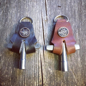 Leather Drum Key Holder and Key