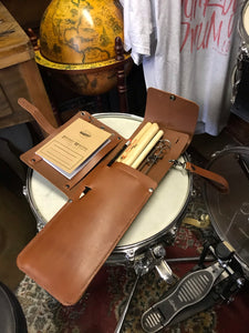 Leather drum stick bag