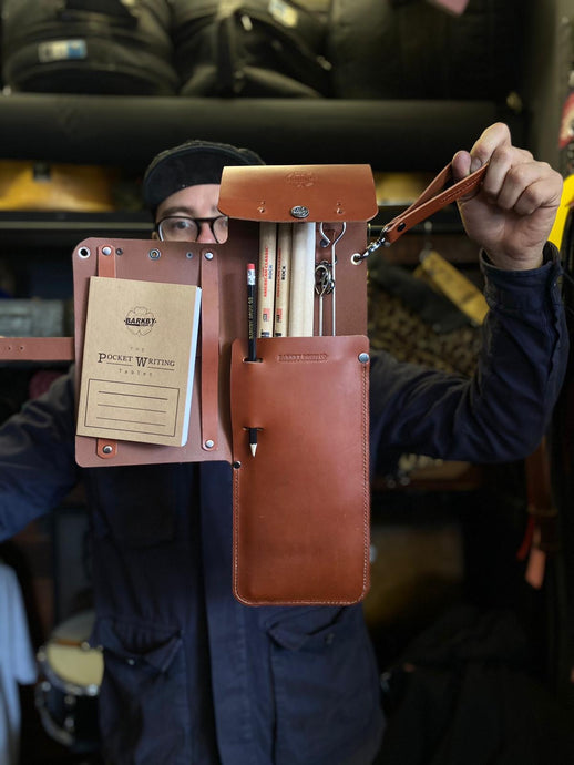 Leather drum stick bag
